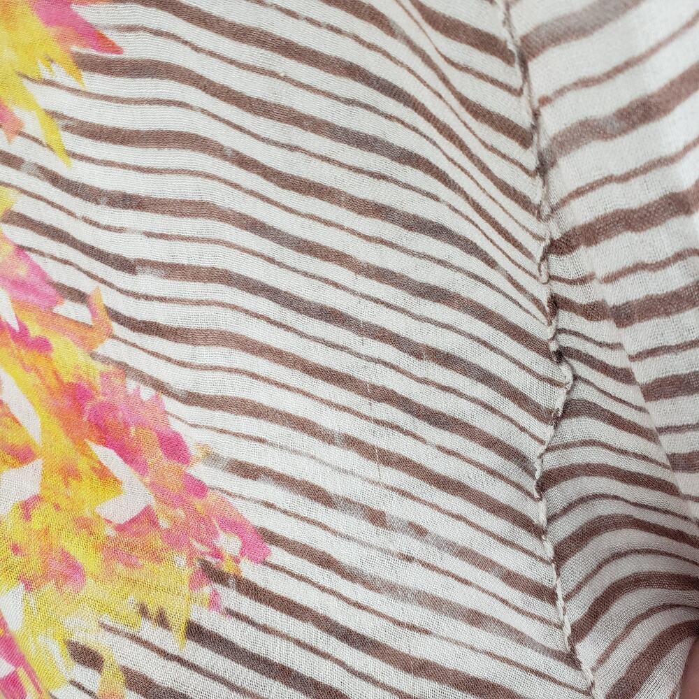 Free People Sunrise Striped Hi-Low Hem Wool Blend Dress Size Medium - Picture 10 of 14